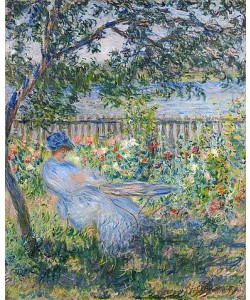 Claude Monet, Terrasse in Vétheuil. 1881
