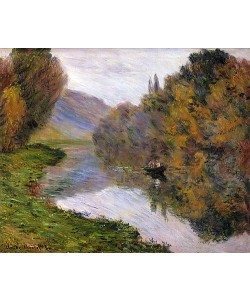Claude Monet, Boot auf der Seine bei Jeufosse (Barque sur la Seine à Jeufosse).