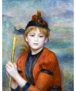 Pierre-Auguste Renoir, L'Excursionniste (Die Spaziergängerin). Um 1888