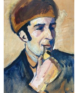 August Macke, Bildnis Franz Marc. 1910