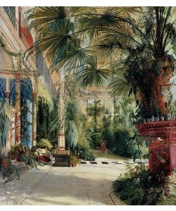 Karl  Blechen, Das Innere des Palmenhauses