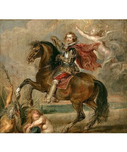 Peter Paul Rubens, Porträt von Duke of Buckingham zu Pferde. 1625