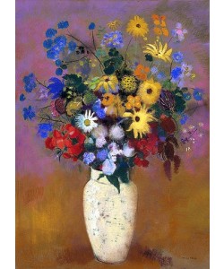 Odilon Redon, Blumen in einer Vase. Um 1912-14
