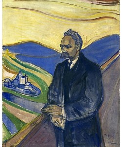 Edvard Munch, Porträt von Friedrich Nietzsche. 1906