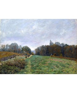 Alfred Sisley, Landschaft bei Louveciennes. 1873