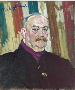 Amadeo Modigliani, Portrait von Joseph Levi. Um 1909