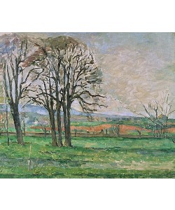 Paul Cézanne, Die kahle Bäume bei Jas de Bouffan. 1885-86