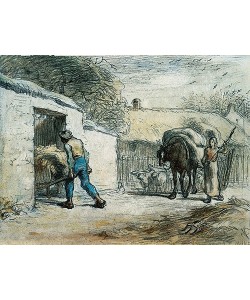 Jean-François Millet, Heimkehr vom Feld.