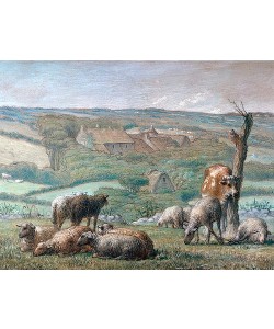 Jean-François Millet, La Ferme du Lieu-Bailly. 1871