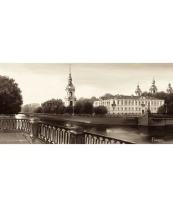 Ryazanov, VIEW ON ST. NICHOLAS CATHEDRAL, ST. PETERSBURG