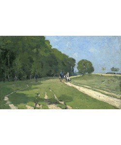 Alfred Sisley, Weg nahe des Parc de Courances (Chemin près du Parc de Courances). 1868