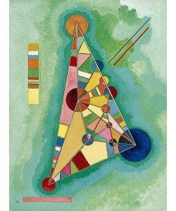 Wassily Kandinsky, Bunt im Dreieck. 1927