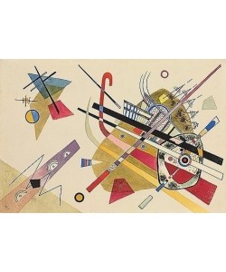 Bild mit Rahmen, Wassily Kandinsky, Ohne Titel. 1922, , Holz 34 mm schwarz, Folie