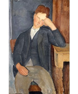 Amadeo Modigliani, Der Lehrling (Le jeune apprenti). 1918-19