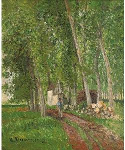 Camille Pissarro, Weg bei Moret (Undergrowth at Moret). 1902