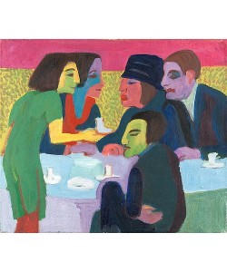 Ernst Ludwig Kirchner, Szene im Café. Um 1926