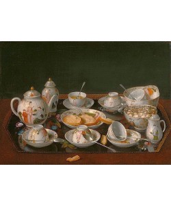 Jean-Étienne Liotard, Stillleben: Teeservice. Um 1781-83