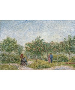 Vincent van Gogh, Garten mit Paaren: Square Saint-Pierre. 1887