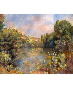 Pierre-Auguste Renoir, Landschaft mit einem See. Um 1889