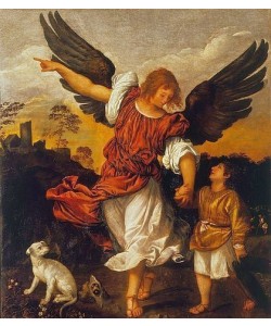 Tizian (Tiziano Vecellio), Der Erzengel Raphael und Tobias.