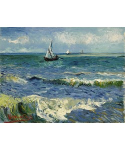 Vincent van Gogh, Seelandschaft in der Nähe von Les Saintes-Maries-de-la-Mer. Arels, Juni 1888.