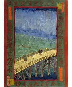 Vincent van Gogh, Brücke im Regen (nach Hiroshige). Paris, October - November 1887.