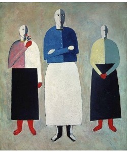 Kasimir Malewitsch, Drei Mädchen. 1928-32.
