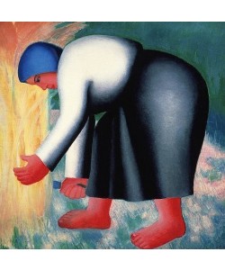 Kasimir Malewitsch, Die Schnitterin. 1928-32.