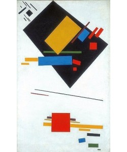 Kasimir Malewitsch, Suprematische Malerei (Schwarzes Trapez und Rotes Quadrat). 1915.
