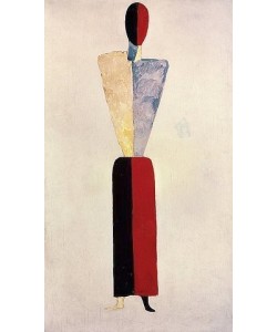 Kasimir Malewitsch, Das Mädchen (Figur auf Weiß.) Ca. 1928-32.