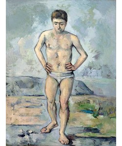 Paul Cézanne, Der Badende. Um 1885