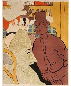 Henri de Toulouse-Lautrec, Der Engländer im Moulin Rouge. 1892