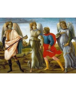 Filippino Lippi, Die Drei Erzengel und Tobias. Ca. 1485.