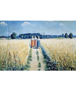 Kasimir Malewitsch, Drei Frauen auf einem Weg.1900