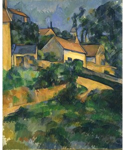 Paul Cézanne, Straßenkurve in Montgeroult. 1898