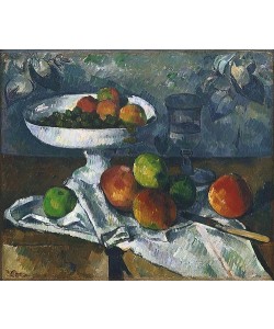 Paul Cézanne, Stillleben mit Obstschale. 1879-80