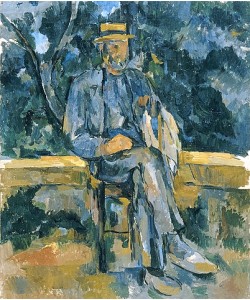 Paul Cézanne, Bildnis eines Bauern. 1905-06
