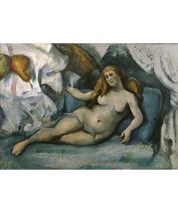 Paul Cézanne, Liegender weiblicher Akt (Femme nue couchée). 1886-90