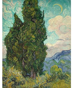 Vincent van Gogh, Zypressen. 1889