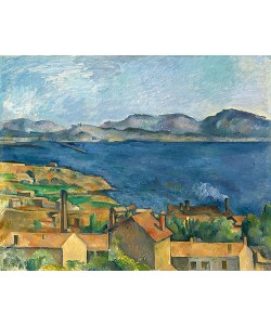 Paul Cézanne, Die Bucht von Marseille, von L'Estaque aus gesehen. Um 1885