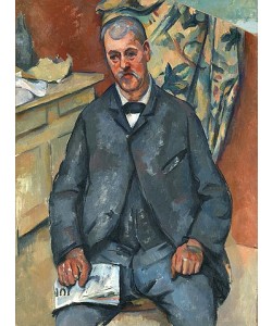 Paul Cézanne, Sitzender Mann. 1890-1900