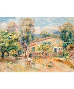 Pierre-Auguste Renoir, Landhaus (Les Collettes), Cagnes-sur-Mer (La Ferme, Les Collettes, Cagnes-sur-Mer). 1910
