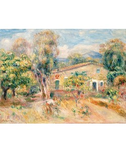 Pierre-Auguste Renoir, Landhaus (Les Collettes), Cagnes-sur-Mer (La Ferme, Les Collettes, Cagnes-sur-Mer). 1910