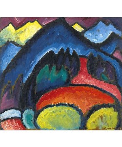 Alexej von Jawlensky, Oberstdorf - Gebirge. 1912