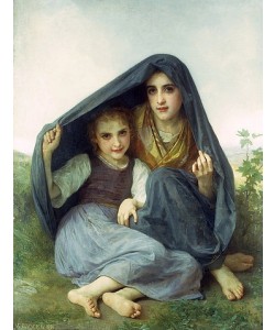 William Adolphe Bouguereau, Obdach (L'Abri). 1891