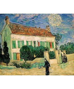 Vincent van Gogh, Weißes Haus bei Nacht. Juni 1890.
