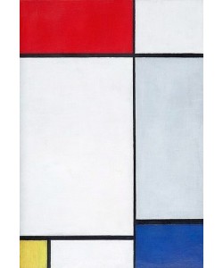 Piet Mondrian, Composition en rouge, jaune et bleu. 1927.