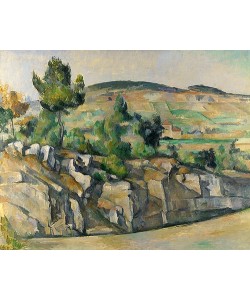 Paul Cézanne, Hügelige Landschaft in der Provence. Um 1890-92