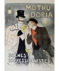 Théophile-Alexandre Steinlen, Mothu / et Doira / Scènes / Impressionistes. Frankreich, Paris, 1893.