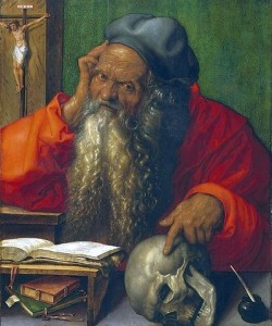 Albrecht Dürer, Der heilige Hieronymus im Gehäus. 1521.